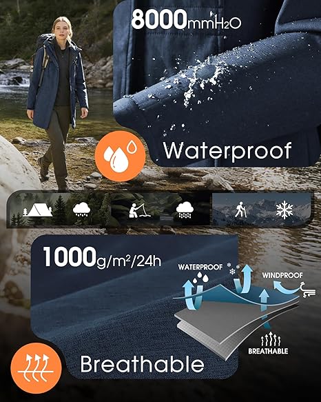 Women’s Softshell Jacket with Hood Waterproof